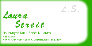 laura streit business card